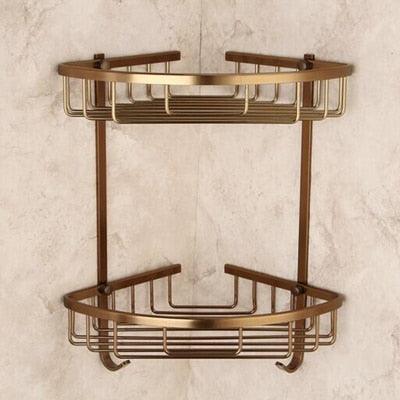 Dual-tier design of RegalRack Shower Caddy for ample storage