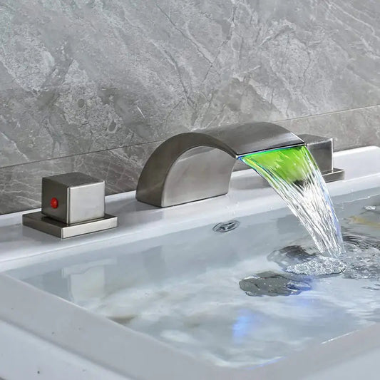AquaGlow Minimalist Sink Faucet